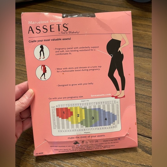 SPANX Assets Marvelous Mama Lucky Leggings Brown Maternity Ankle Length Sz 3 - Picture 4 of 4